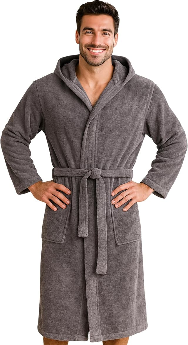 Thumbnail 3 de Morgenstern Bademantel Herren Frottee 100% Baumwolle ⛱