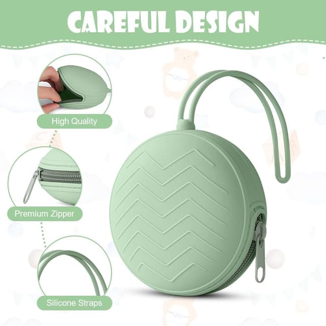 Detalle 1 de Aolso Dummy Holder Case pacifier 2 pack