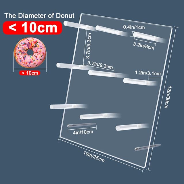 Thumbnail 5 de YestBuy Acrylic Donut Wall Display Stand 54 🍩