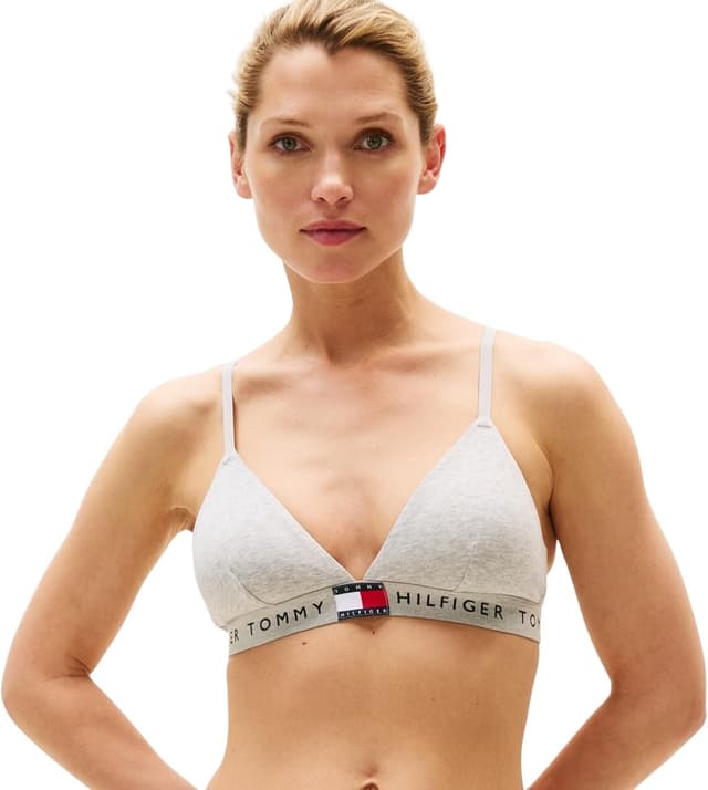 Detalle de Tommy Hilfiger reggiseno da donna a triangolo con fascia e logo
