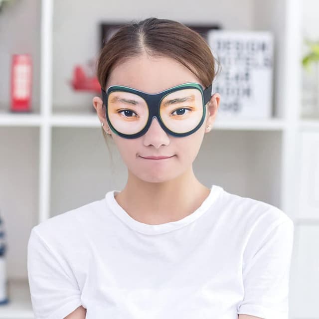 Detalle 2 de Milisten Funny Eyeshade Eye Mask – breathable sleep mask for travel, naps and deep sleep