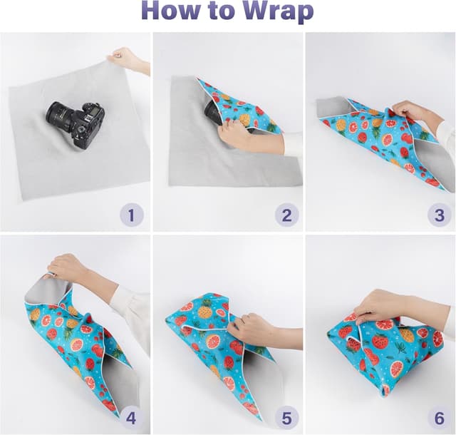 Detalle 2 de Walking Way lens wrap pouch for cameras