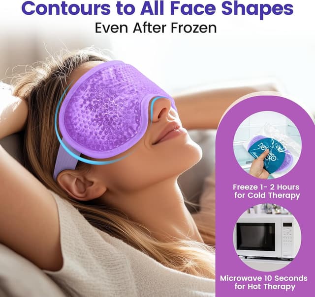 Thumbnail 5 de NEWGO Cooling Eye Mask for Puffy Eyes 1-Pack