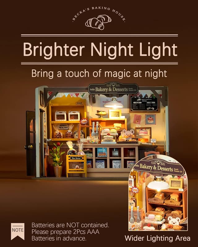 Thumbnail 3 de Rolife DIY Casa in miniatura 4 ore 🏠