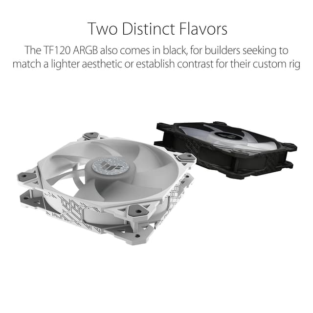 Thumbnail 4 de ASUS TUF Gaming TF120 ARGB White 120mm PC fan