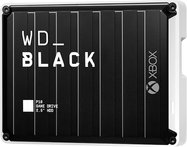 Detalle de WD_Black P10 Xbox 6TB HDD portátil con Game Pass