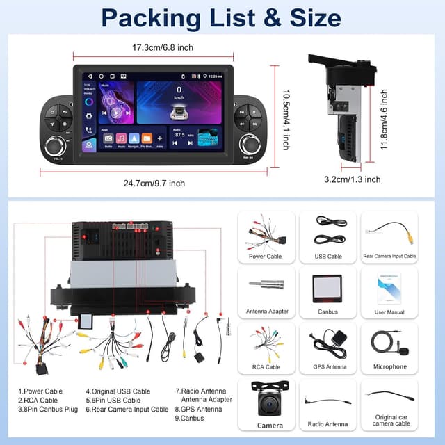 Thumbnail 2 de GOHHDL Android 15 autoradio 7 Pollici