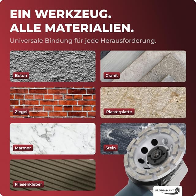 Thumbnail 5 de PRODIAMANT Premium Diamant-Schleiftopf 125 mm