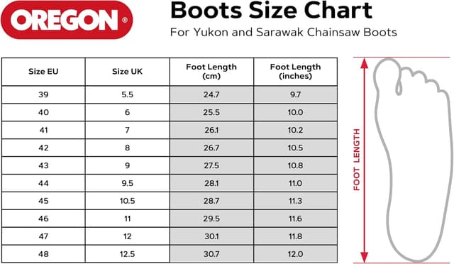 Thumbnail 5 de Oregon Yukon Schnittschutzstiefel Größe 43