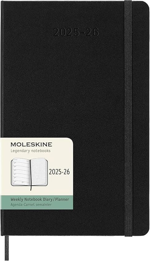 Detalle de Moleskine Weekly Planner agenda semanal 18 meses