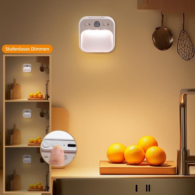 Detalle 2 de da LIGHT Led Nachtlicht mit Bewegungsmelder – 2 Stück