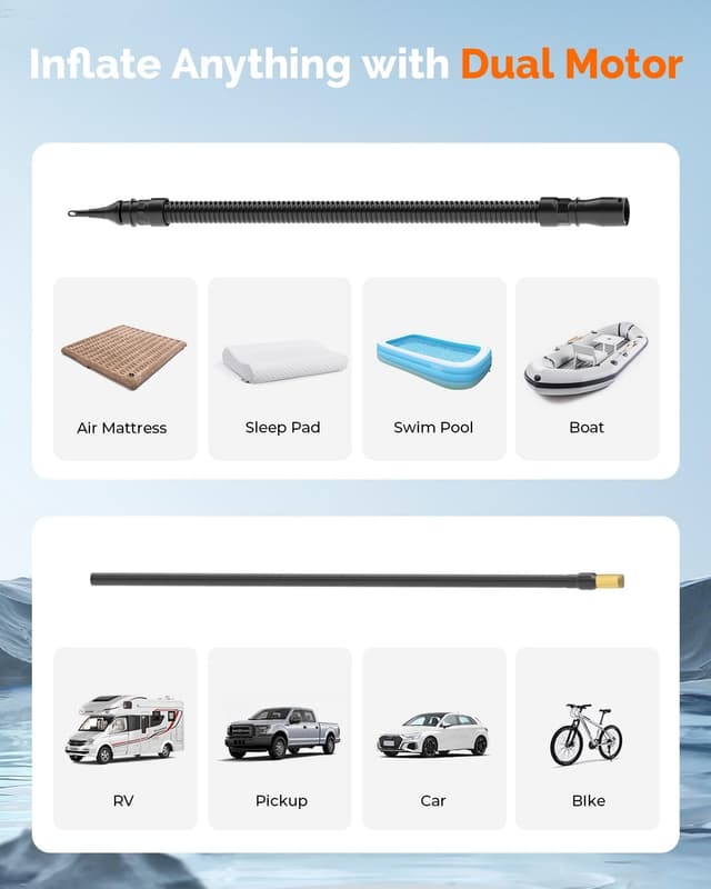 Thumbnail 4 de ETENWOLF Vortex S6 19200 mAh tyre inflator