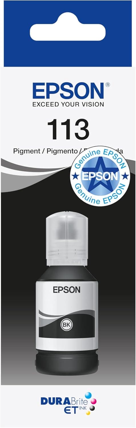 Detalle de Epson EcoTank 113 Black ink bottle 127 ml 🖨