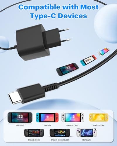 Thumbnail 5 de Cargador Switch 2 ⚡ Adaptador Rápido para N-Switch Dock