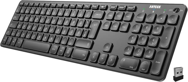 Detalle de Arteck Kabellose Tastatur 6 Monate ⌨