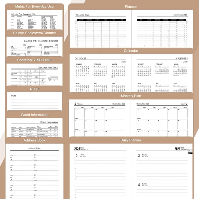 Thumbnail 6 de Akademischer Terminkalender 2026 A5