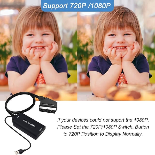 Thumbnail 5 de AMANKA Scart-auf-HDMI Konverter 1080p