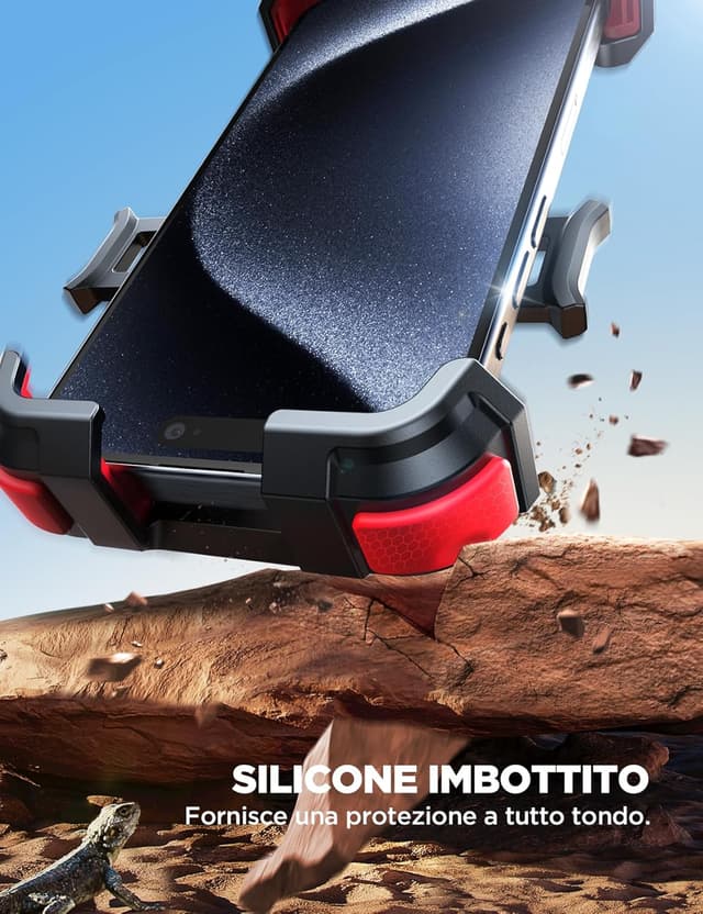 Detalle 2 de JOYROOM 2025 Porta Cellulare Moto 160 km/h