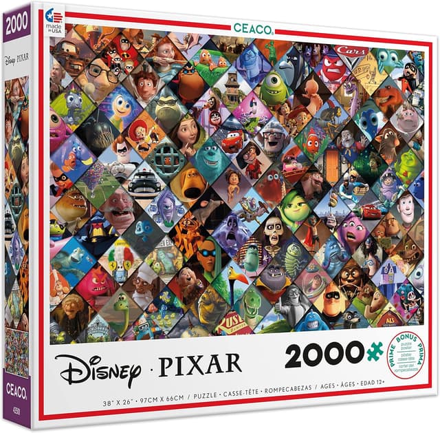 Detalle de CEACO Disney/Pixar Clips 2000-Piece Jigsaw Puzzle (5” box)