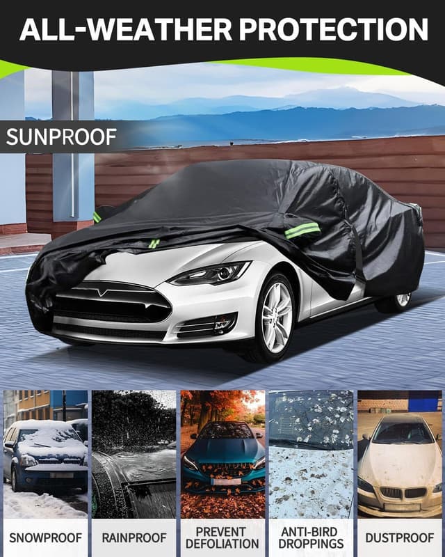 Thumbnail 6 de E-SMARTER Car Cover 490x185x150cm waterproof