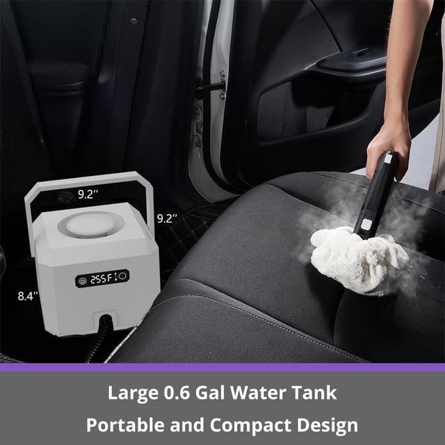 Detalle 2 de awasky Steam Cleaner 1650W Fast 50-Second Heat-Up 21-Piece Kit