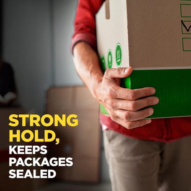 Thumbnail 6 de Scotch Sure Start Packing Tape (Clear) with Dispensers, Quiet Unwind, 6 Rolls