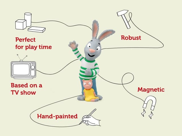 Detalle 2 de Toniebox Posy audio character, 60 mins