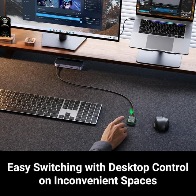 Thumbnail 4 de UGREEN USB 3.0 Switch 4-Port for 2 PCs