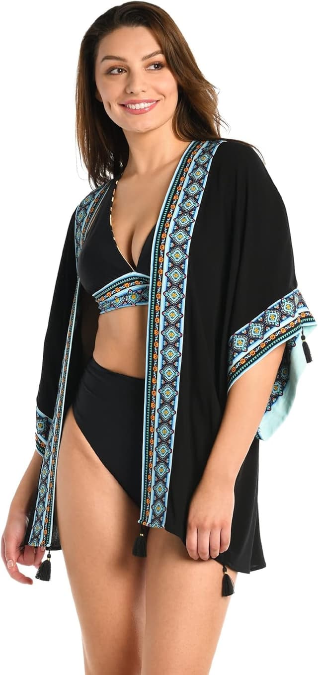 Thumbnail 6 de La Blanca Women's Kimono Swimsuit Cover Up