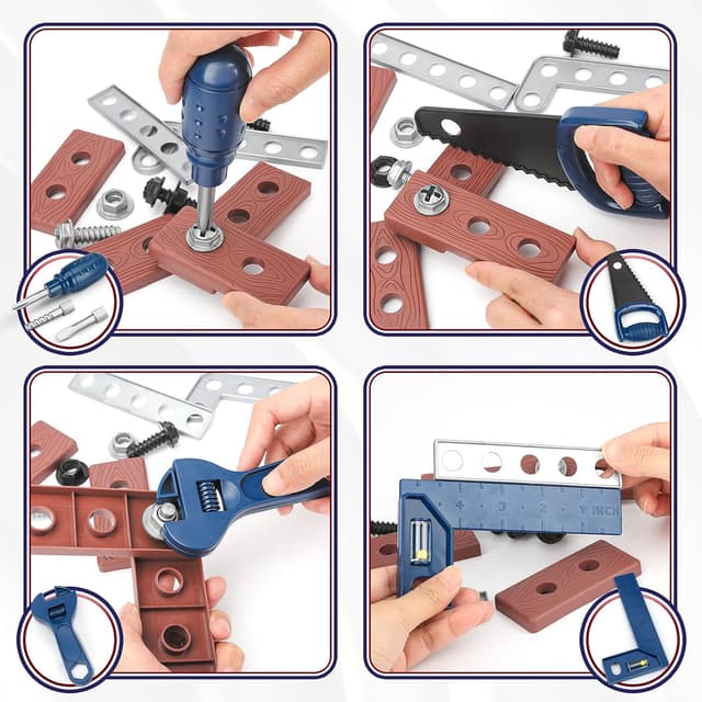 Thumbnail 2 de Vanplay Kids Tool Set 52pcs toy toolkit for kids