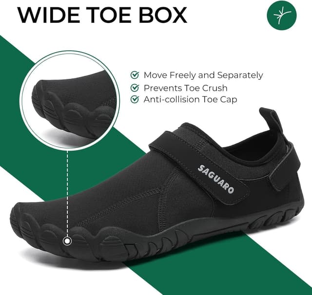 Detalle de SAGUARO Scarpe da Scoglio uomo/donna in acqua con suola antiscivolo e asciugatura rapida (Gr. 35-48)