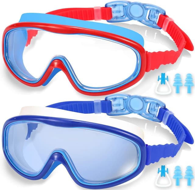Thumbnail 6 de EasYoung 2-Pack Kids Swim Goggles (Ages 3–15) – Wide Vision, Anti-Fog & UV Protection