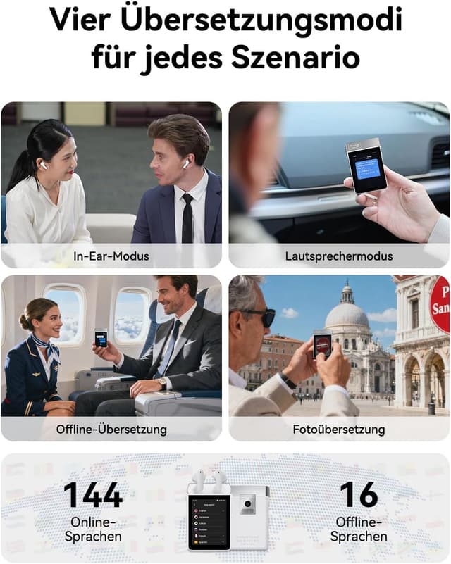 Thumbnail 3 de Wooask A9S Übersetzer Kopfhörer