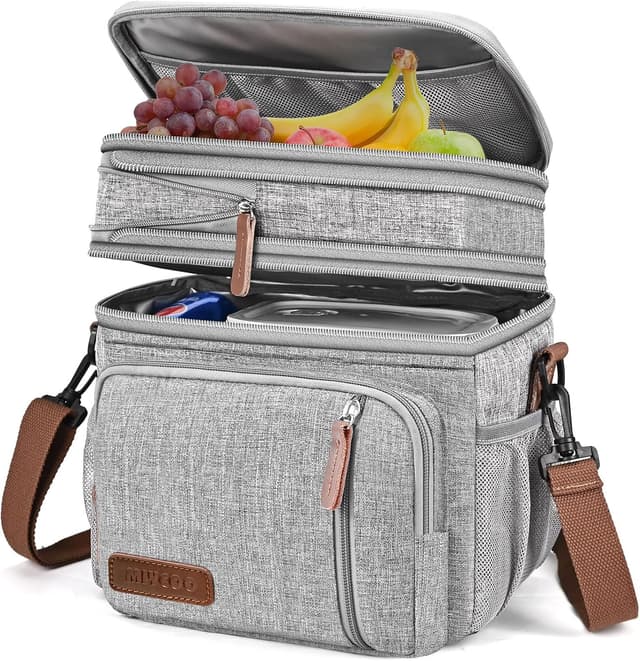 Detalle de MIYCOO Lunch Bag & Lunch Box 15L Grey