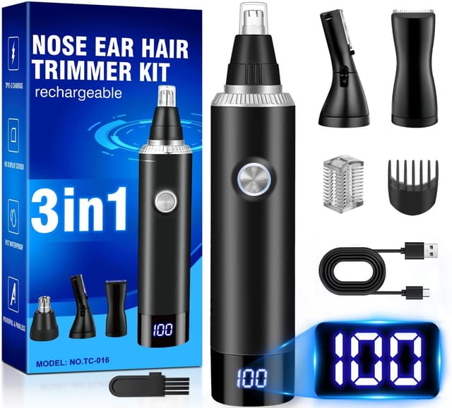 Imagen de Rechargeable Nose Hair Trimmer 3-in-1 en OfertitasTOP
