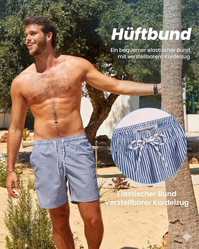 Thumbnail 4 de MaaMgic Badehose Herren 18 cm Innenlänge