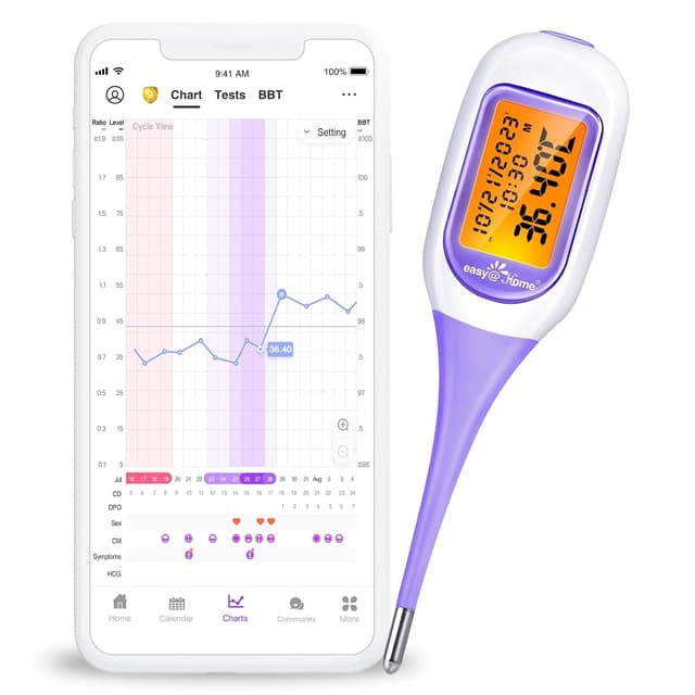 Detalle de Easy@Home Termómetro Basal Precisión ±0,01 °C