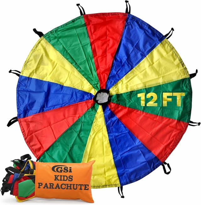 Detalle de GSi Kids 12ft Rainbow Parachute