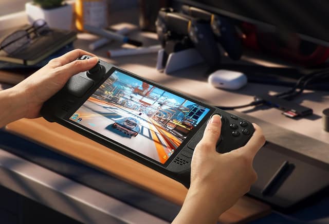 Detalle de GuliKit OLED Thumbsticks (SD05) for Steam Deck OLED – Hall-effect replacement with touch sensing and one-key calibration