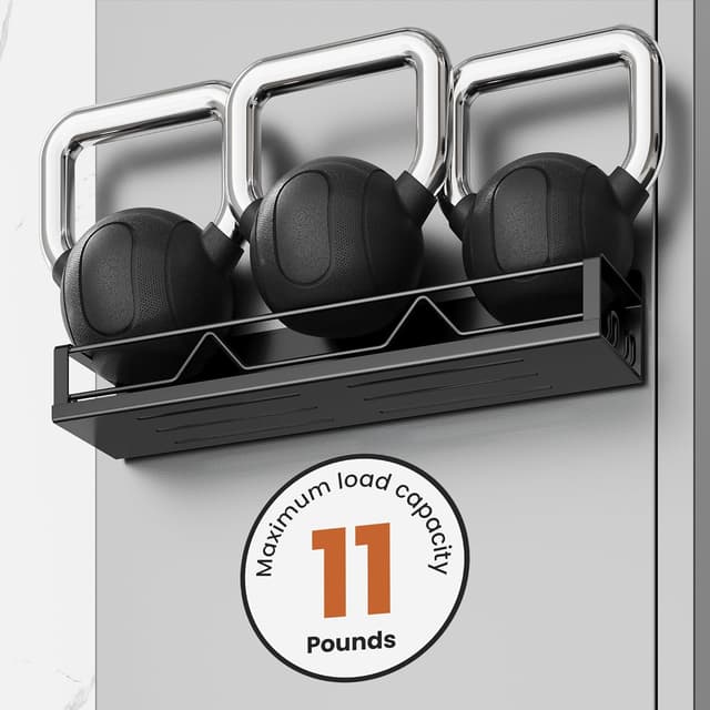 Detalle de Mystozer 16.9-Inch Wide Magnetic Spice Rack (4-Pack) for Refrigerator, Black