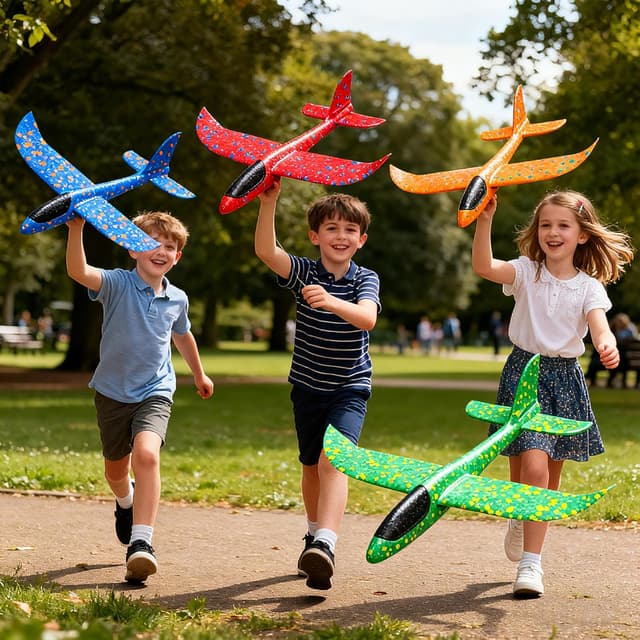 Thumbnail 6 de PATRICHOR Styropor Flugzeuge 4er Pack