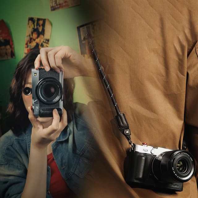 Thumbnail 5 de SAMLLRIG Étui en Cuir Véritable pour Fujifilm X-E5