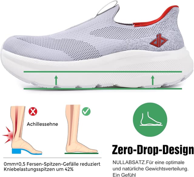Detalle 2 de JACKSHIBO Slip-in Schuhe mit Memory Foam