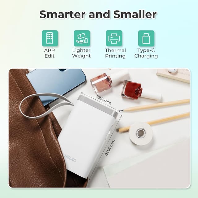 Detalle 2 de Nelko P21 portable label printer 📇