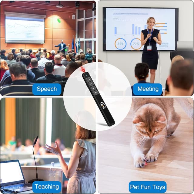 Thumbnail 5 de KUIYN Wireless Presenter B3 100 m