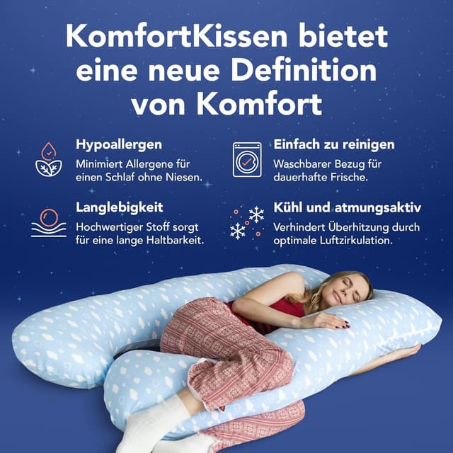 Detalle 2 de Coussin de grossesse 100x150 MKS