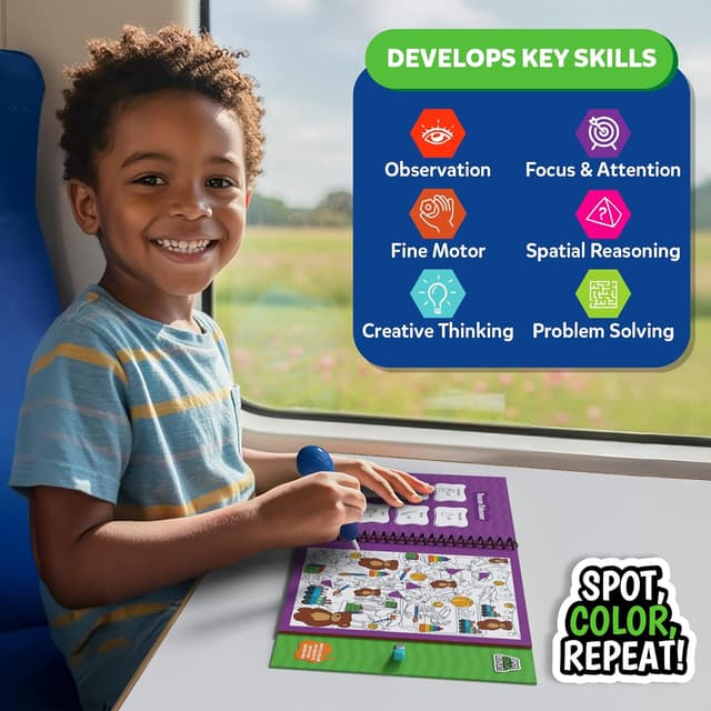 Thumbnail 5 de Skillmatics Water Spotter Reusable Book