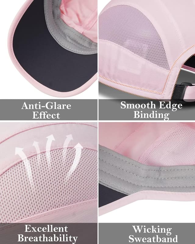 Detalle 2 de GADIEMKENSD Unstructured Quick-Dry Sports Cap – unisex mit UPF 50+ und verstellbarer Passform