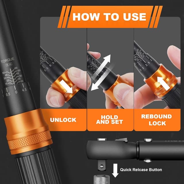 Detalle de TAGVIT chiave dinamometrica 1/4 72 denti