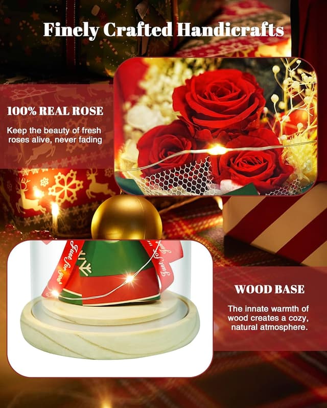 Thumbnail 1 de HVY Preserved Rose Bouquet 8.1 in 🌹